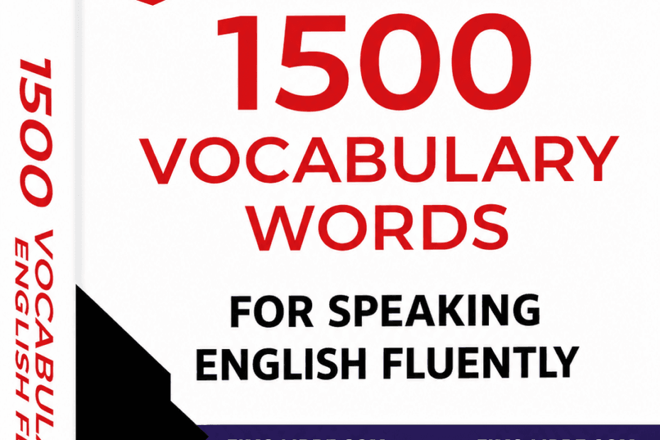 1500 Vocabulary Words book cover