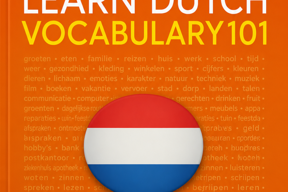 WORD POWER 101 Learn Dutch Vocabulary Book-Cover