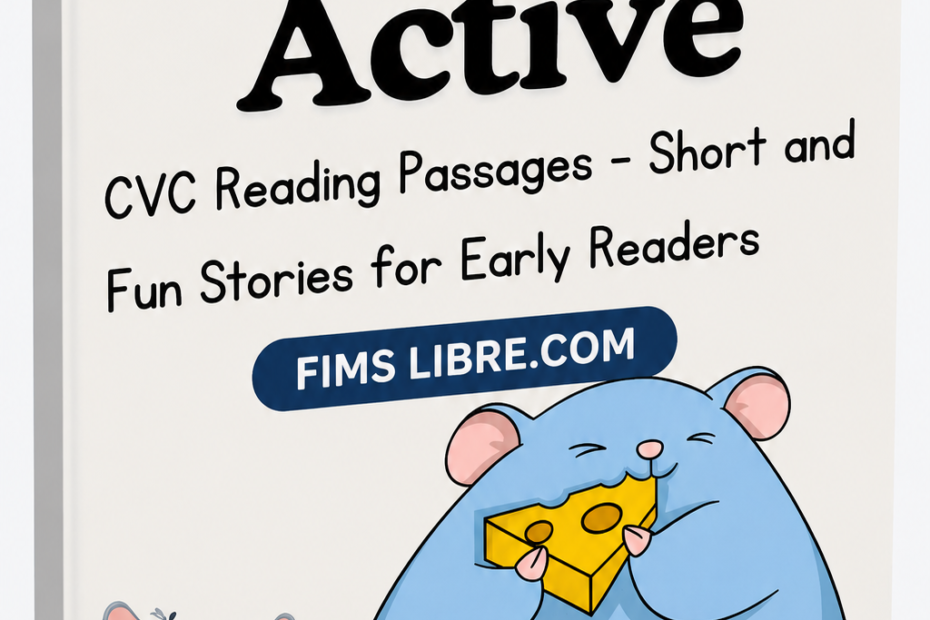 Jolly Phonics Active book CVC Reading Passages – Short and Fun Stories for Early Readers Book-cover