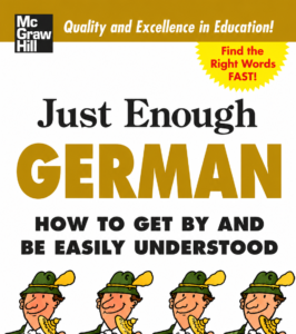 Just Enough German Phrases Book-Cover